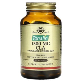 Solgar Tonalin CLA 1.300 mg 60 Softgels 033984027145