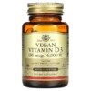 Solgar Vegan Vitamin D3 150 mcg / 6.000 IU 100 Vegan Softgels 033984303355