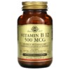 Solgar Vitamin B12 500 mcg 250 Vegetable Capsules 033984032118