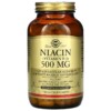 Solgar Vitamin B3 (Niacin) 500 mg 250 Vegetable Capsules 033984018525