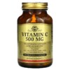 Solgar Vitamin C 500 mg 100 Vegetable Capsules 033984032606