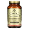 Solgar Vitamin D3 (Cholecalciferol) 125 mcg (5.000 IU) 240 Vegetable Capsules 033984033146