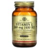Solgar Vitamin E Naturally Sourced 268 mg (400 IU) 100 Softgels 033984035218