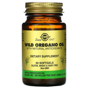 Solgar Wild Oregano Oil 60 Softgels 033984020290