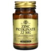 Solgar Zinc Picolinate 100 Tablets 033984037250