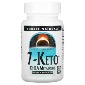 Source Naturals 7-Keto DHEA Metabolite 50 mg 60 Tablets 021078013785