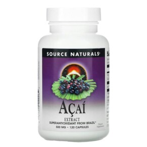 Source Naturals Acai Extract 500 mg 120 Capsules 021078020264
