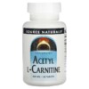 Source Naturals Acetyl L-Carnitine 500 mg 60 Tablets 021078004998