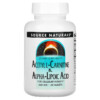 Source Naturals Acetyl L-Carnitine & Alpha-Lipoic Acid 650 mg 60 Tablets 021078017998