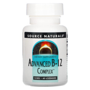 Source Naturals Advanced B-12 Complex 5 mg 60 Lozenges 021078014812