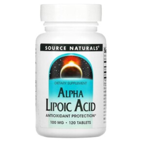 Source Naturals Alpha Lipoic Acid 100 mg 120 Tablets 021078001553