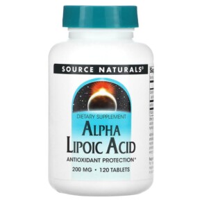 Source Naturals Alpha Lipoic Acid 200 mg 120 Tablets 021078003960