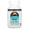 Source Naturals Alpha Lipoic Acid 300 mg 60 Capsules 021078017646