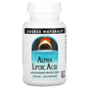 Source Naturals Alpha Lipoic Acid 300 mg 60 Capsules 021078017646
