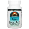Source Naturals Alpha Lipoic Acid 50 mg 100 Tablets 021078000235