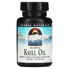 Source Naturals ArcticPure Krill Oil 1.000 mg 30 Softgels 021078025573