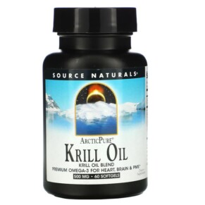 Source Naturals ArcticPure Krill Oil 500 mg 60 Softgels 021078021650