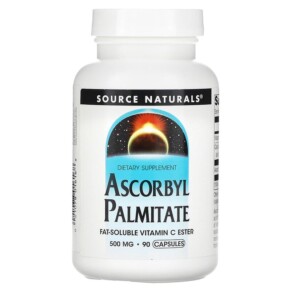 Source Naturals Ascorbyl Palmitate 500 mg 90 Capsules 021078016168