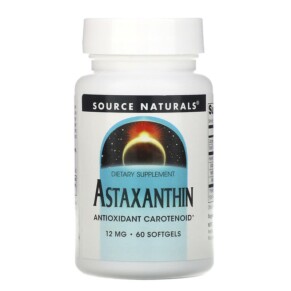 Source Naturals Astaxanthin 12 mg 60 Softgels 021078026891