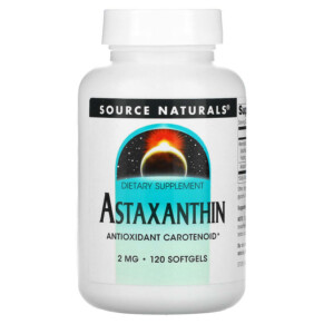 Source Naturals Astaxanthin 2 mg 120 Softgels 021078019565