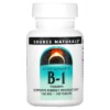 Source Naturals B-1 Thiamin 100 mg 100 Tablets 021078004073