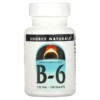 Source Naturals B-6 100 mg 100 Tablets 021078004134