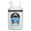 Source Naturals B-6 500 mg 100 Tablets 021078004165