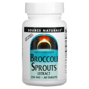 Source Naturals Broccoli Sprouts Extract 250 mg 60 Tablets 021078011040