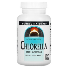Source Naturals Chlorella 500 mg 200 Tablets 021078006763