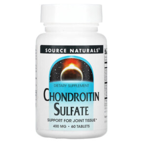 Source Naturals Chondroitin Sulfate 400 mg 60 Tablets 021078006978