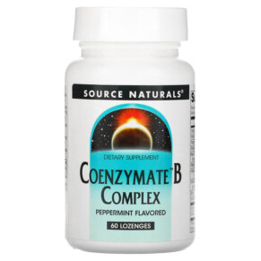 Source Naturals Coenzymate B Complex Peppermint 60 Lozenges 021078009436