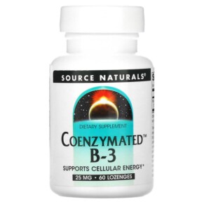 Source Naturals Coenzymated B-3 25 mg 60 Lozenges 021078009375