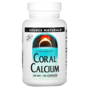 Source Naturals Coral Calcium 600 mg 120 Capsules 021078015857