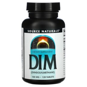 Source Naturals DIM (Diindolylmethane) 100 mg 120 Tablets 021078015673