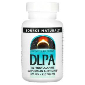 Source Naturals DLPA 375 mg 120 Tablets 021078001638
