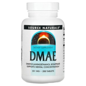 Source Naturals DMAE 351 mg 200 Tablets 021078009689