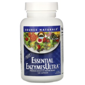Source Naturals Essential EnzymesUltra 120 Capsules 021078023326