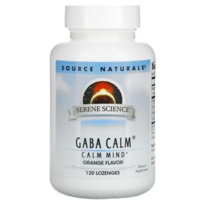 Source Naturals GABA Calm Orange 120 Lozenges 021078002697