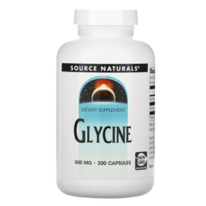 Source Naturals Glycine 500 mg 200 Capsules 021078016052