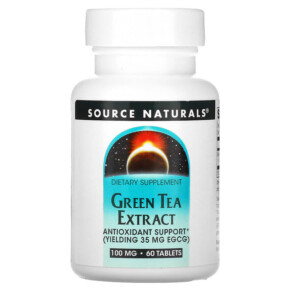 Source Naturals Green Tea Extract 100 mg 60 Tablets 021078008828