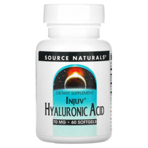 Source Naturals Injuv Hyaluronic Acid 70 mg 60 Softgels 021078015505
