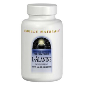Source Naturals L-Alanine 3.53 oz (100 g) 021078001485