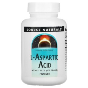 Source Naturals L-Aspartic Acid Powder 3.53 oz (100 g) 021078001676