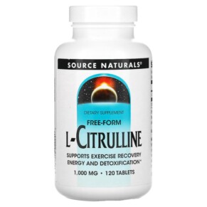 Source Naturals L-Citrulline Free-Form 1.000 mg 120 Tablets 021078020240