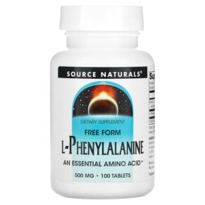 Source Naturals L-Phenylalanine 250 mg 100 Tablets 021078001614