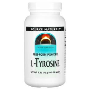 Source Naturals L-Tyrosine Free-Form Powder 3.53 oz (100 g) 021078001874