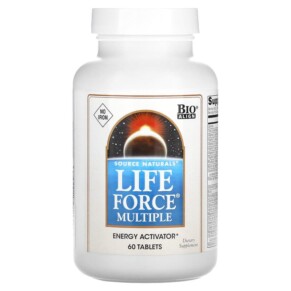 Source Naturals Life Force Multiple No Iron 60 Tablets 021078009658