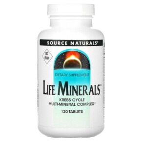 Source Naturals Life Minerals No Iron 120 Tablets 021078006428