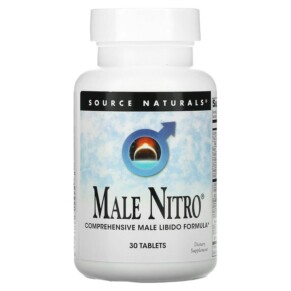 Source Naturals Male Nitro 30 Tablets 021078024750