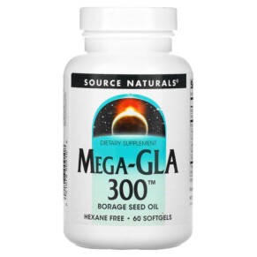 Source Naturals Mega-GLA 300 60 Softgels 021078009108
